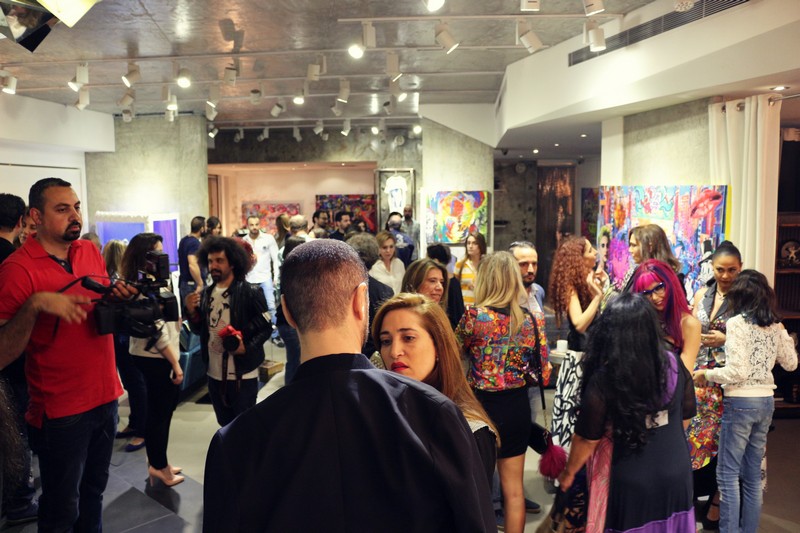 Suzi in Beirut at Vick Vanlian Showroom